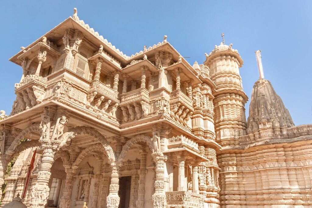 Intricate Jain temple architecture